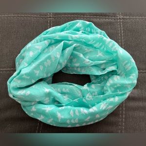 Birds on a Line Infinity Scarf